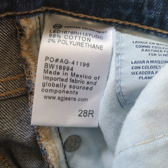 AG-ED Adriano Goldschmied-The Pheobe Vintage High Waist Tapered Jeans - Picture 6 of 9